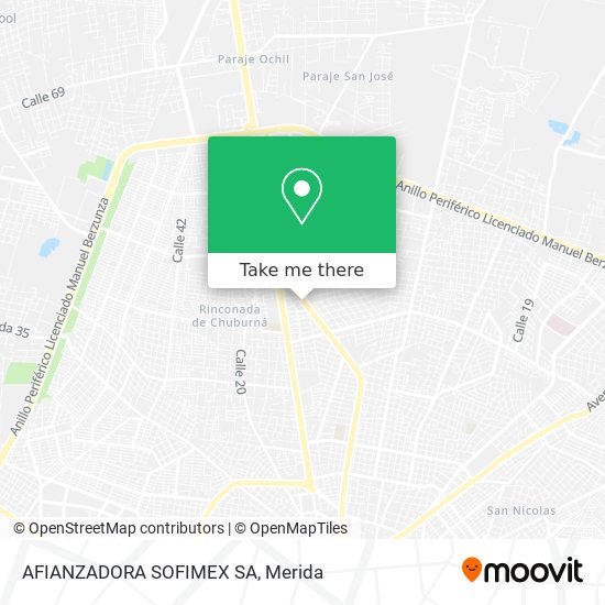 AFIANZADORA SOFIMEX SA map