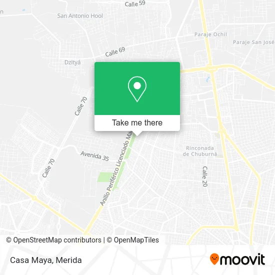 Mapa de Casa Maya