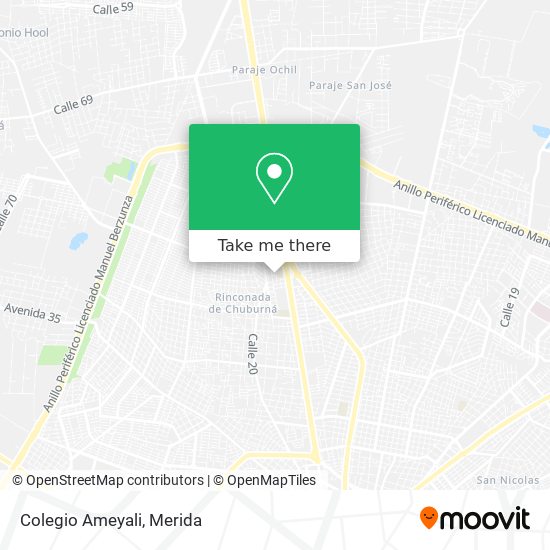 Mapa de Colegio Ameyali