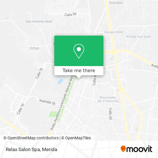 Mapa de Relax Salon Spa