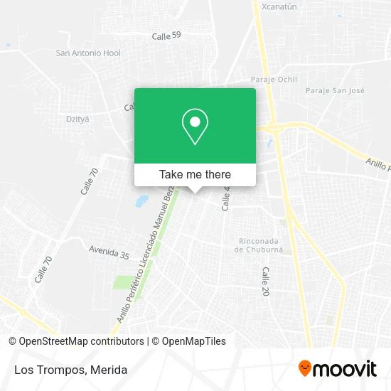 Mapa de Los Trompos