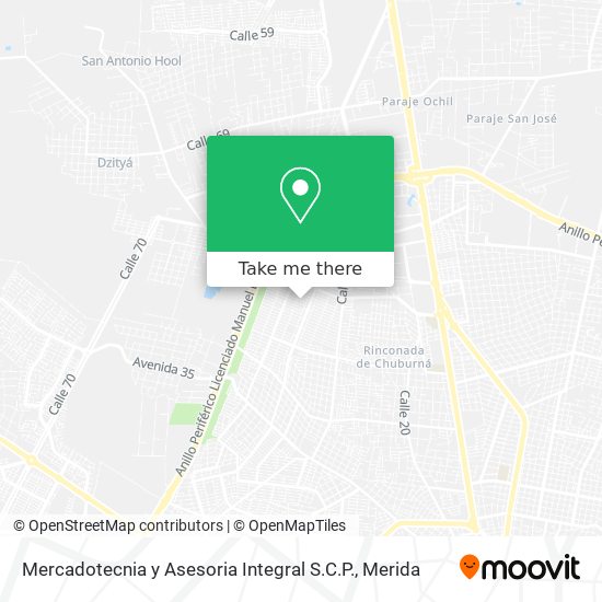 Mapa de Mercadotecnia y Asesoria Integral S.C.P.