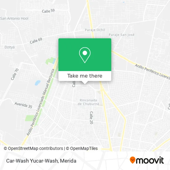 Car-Wash Yucar-Wash map