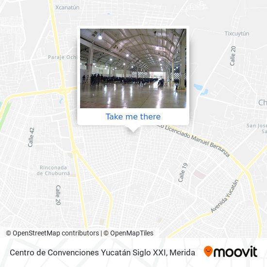 Centro de Convenciones Yucatán Siglo XXI map