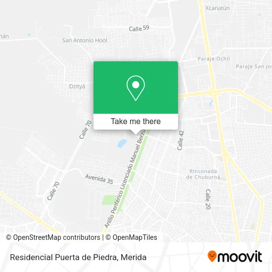 Residencial Puerta de Piedra map