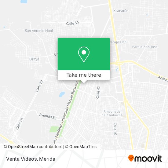 Mapa de Venta Videos