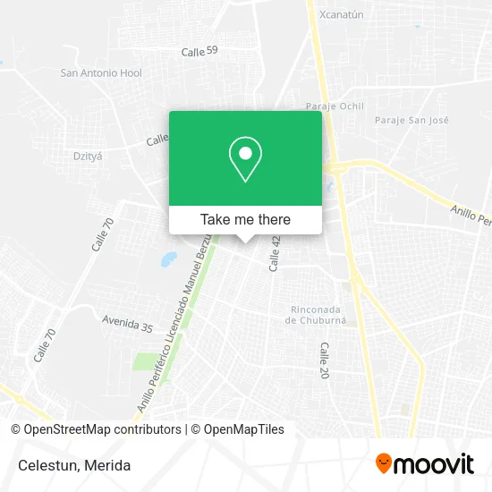 Mapa de Celestun