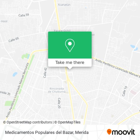 Mapa de Medicamentos Populares del Bazar