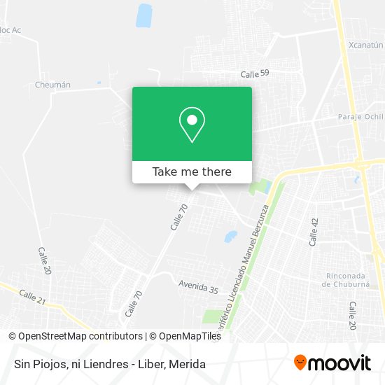 Sin Piojos, ni Liendres - Liber map