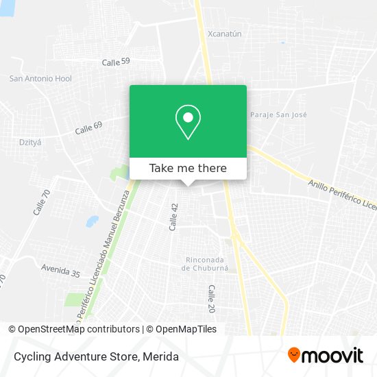 Cycling Adventure Store map