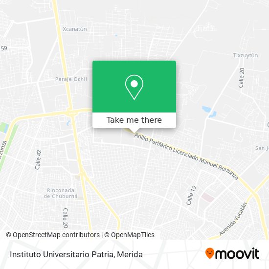 Instituto Universitario Patria map