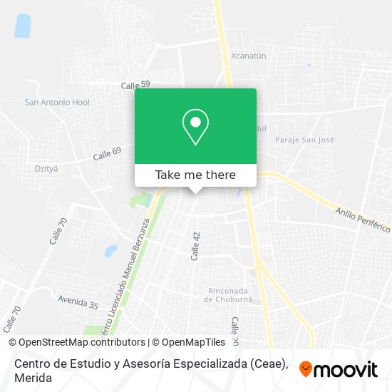 Centro de Estudio y Asesoría Especializada (Ceae) map