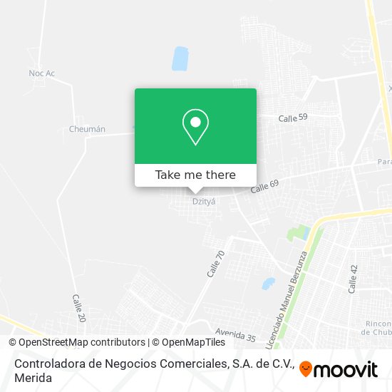 Controladora de Negocios Comerciales, S.A. de C.V. map