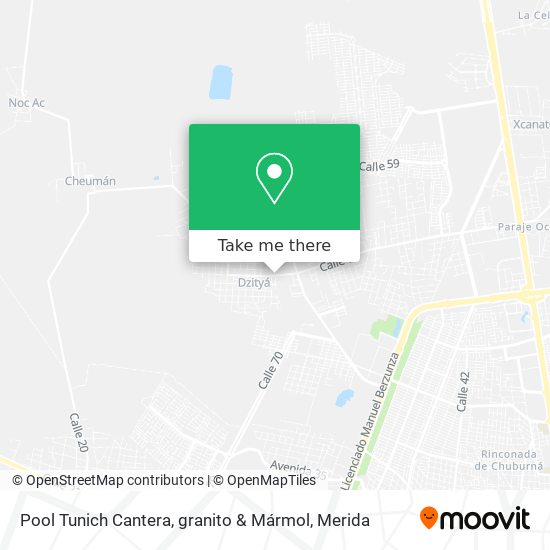 Pool Tunich Cantera, granito & Mármol map