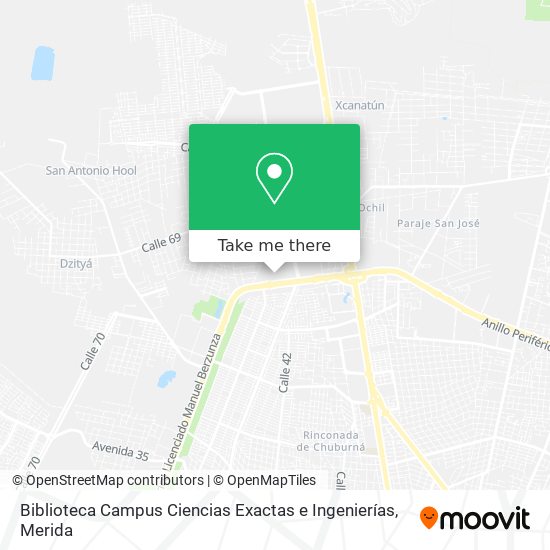 Biblioteca Campus Ciencias Exactas e Ingenierías map