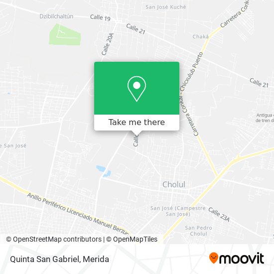 Mapa de Quinta San Gabriel