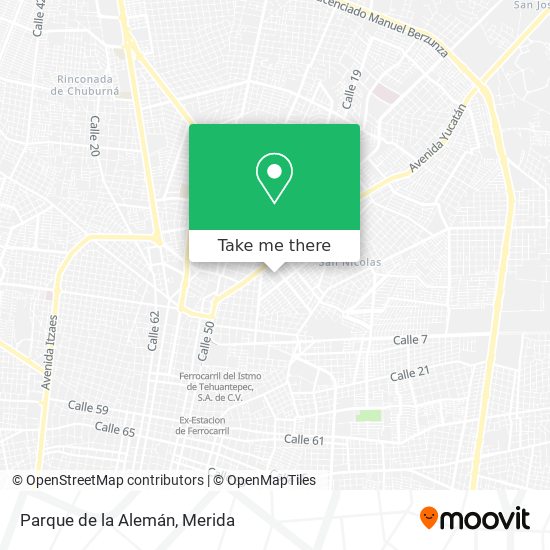 Parque de la Alemán map