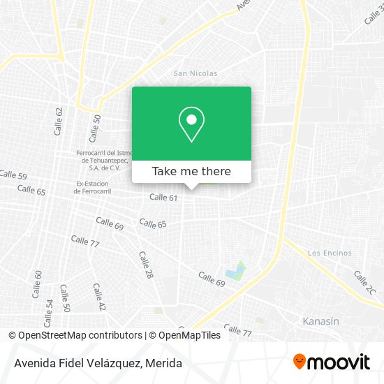 Mapa de Avenida Fidel Velázquez