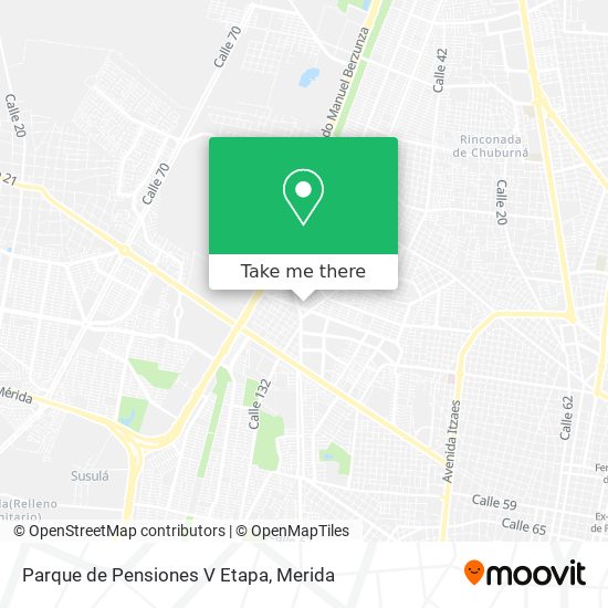 Mapa de Parque de Pensiones V Etapa