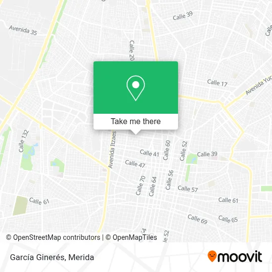García Ginerés map