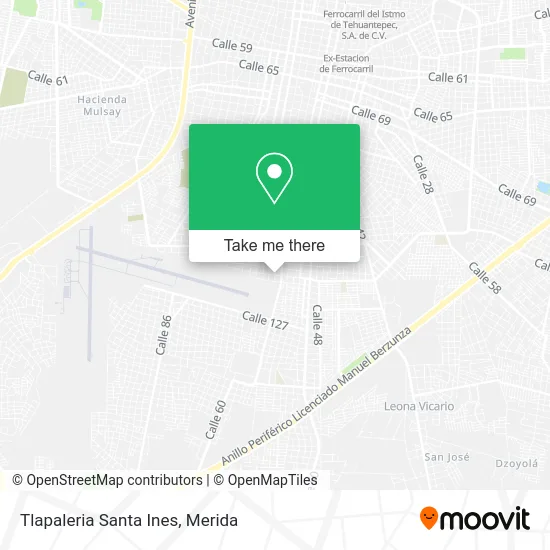 Tlapaleria Santa Ines map