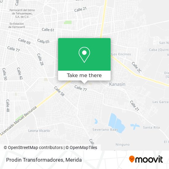 Mapa de Prodin Transformadores