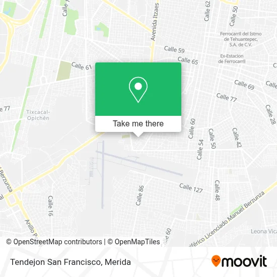Tendejon San Francisco map