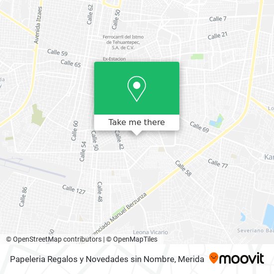 Papeleria Regalos y Novedades sin Nombre map