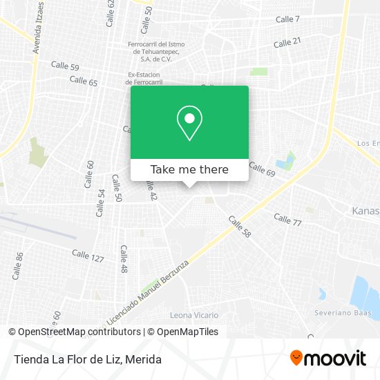 Mapa de Tienda La Flor de Liz