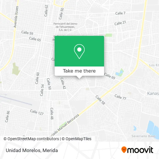 Unidad Morelos map