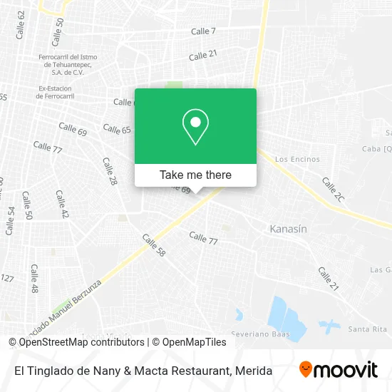 El Tinglado de Nany & Macta Restaurant map