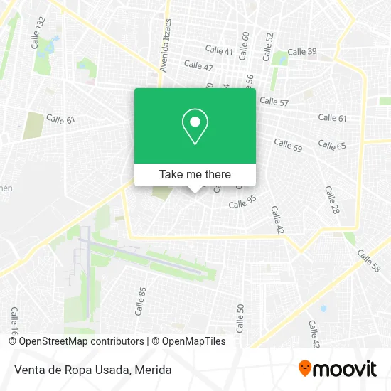 Venta de Ropa Usada map