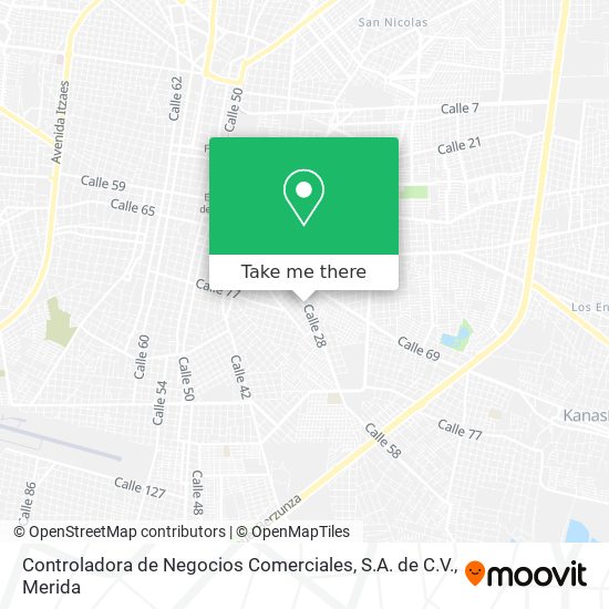 Controladora de Negocios Comerciales, S.A. de C.V. map