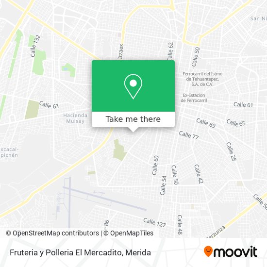 Fruteria y Polleria El Mercadito map
