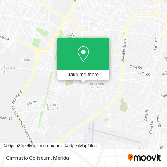 Mapa de Gimnasio Coliseum