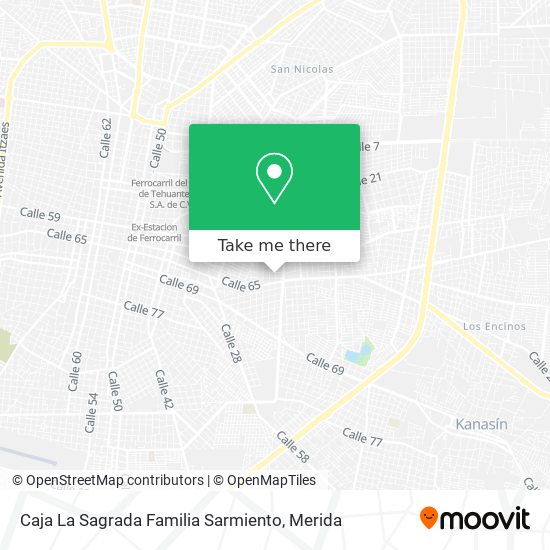 Mapa de Caja La Sagrada Familia Sarmiento