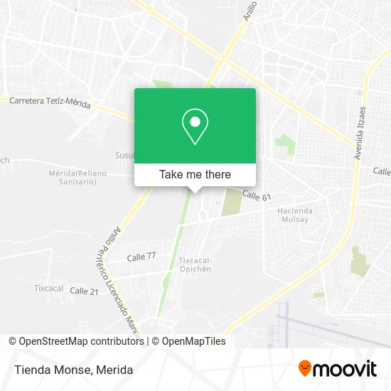 Tienda Monse map