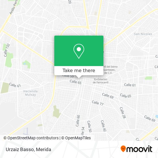 Mapa de Urzaiz Basso
