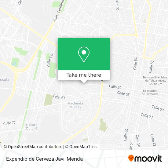 Mapa de Expendio de Cerveza Javi