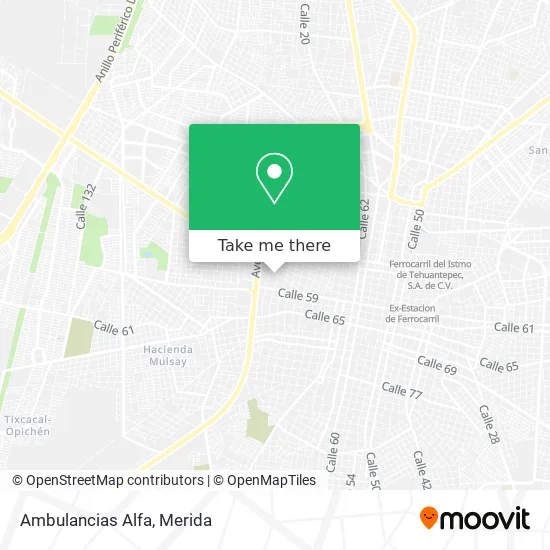Mapa de Ambulancias Alfa