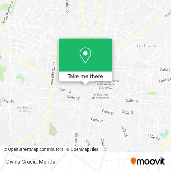 Divina Gracia map