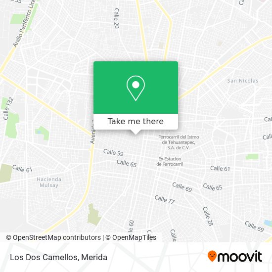 Los Dos Camellos map