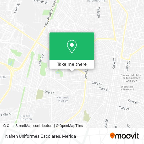 Nahen Uniformes Escolares map
