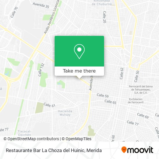 Mapa de Restaurante Bar La Choza del Huinic