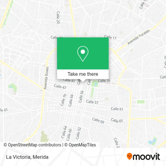 La Victoria map