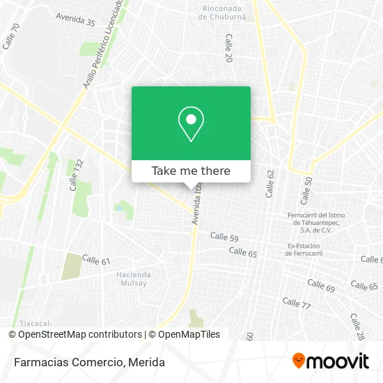 Farmacias Comercio map