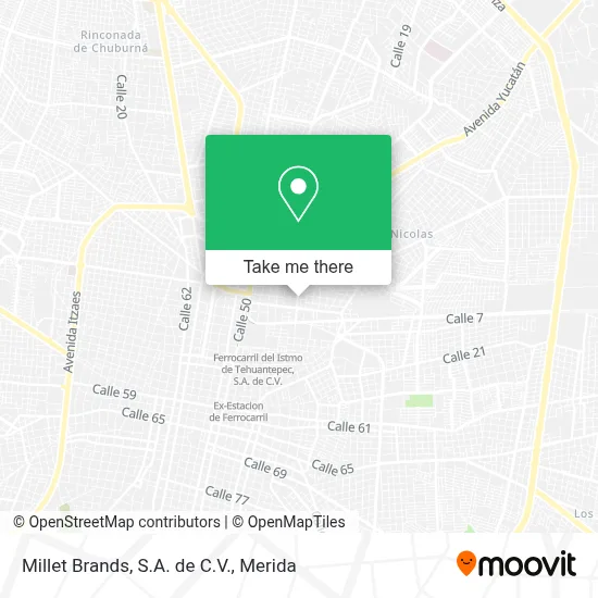 Millet Brands, S.A. de C.V. map