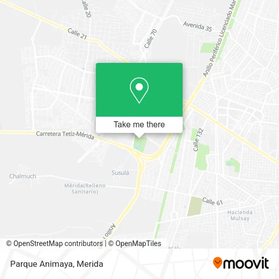 Mapa de Parque Animaya