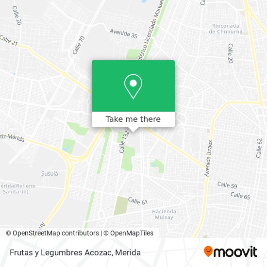 Frutas y Legumbres Acozac map