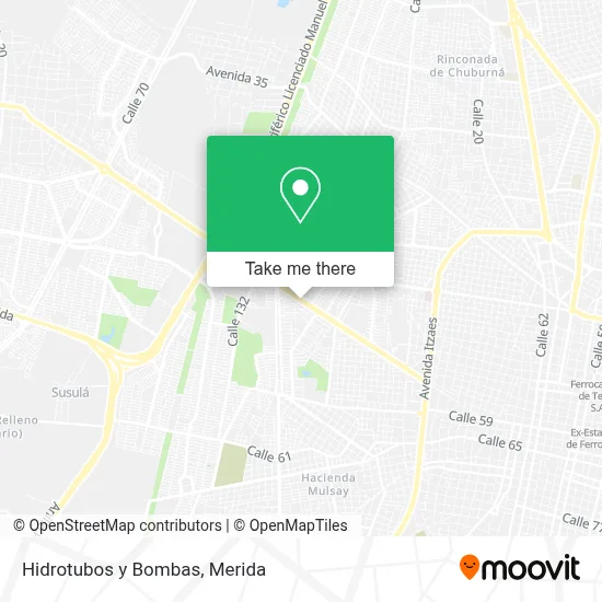 Hidrotubos y Bombas map